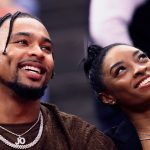 Simone Biles dazzles in mini-dress at the Kentucky Derby — and her husband has a matching outfit